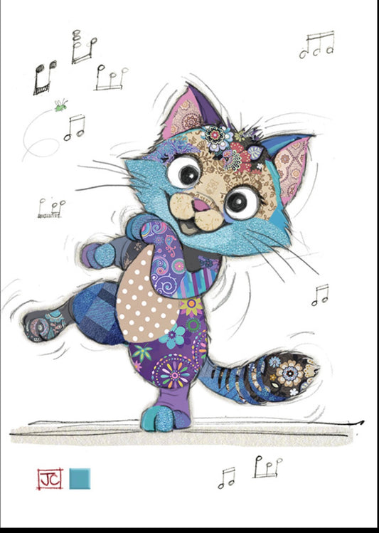 KEIRA KITTEN BUG ART CARD