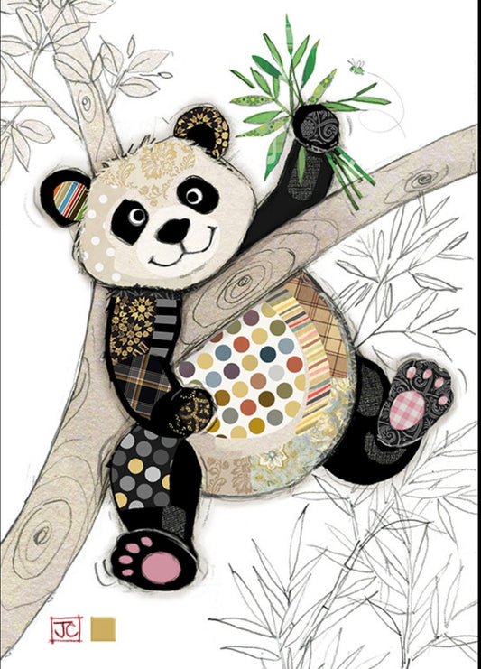 PO ZI PANDA BUG ART CARD