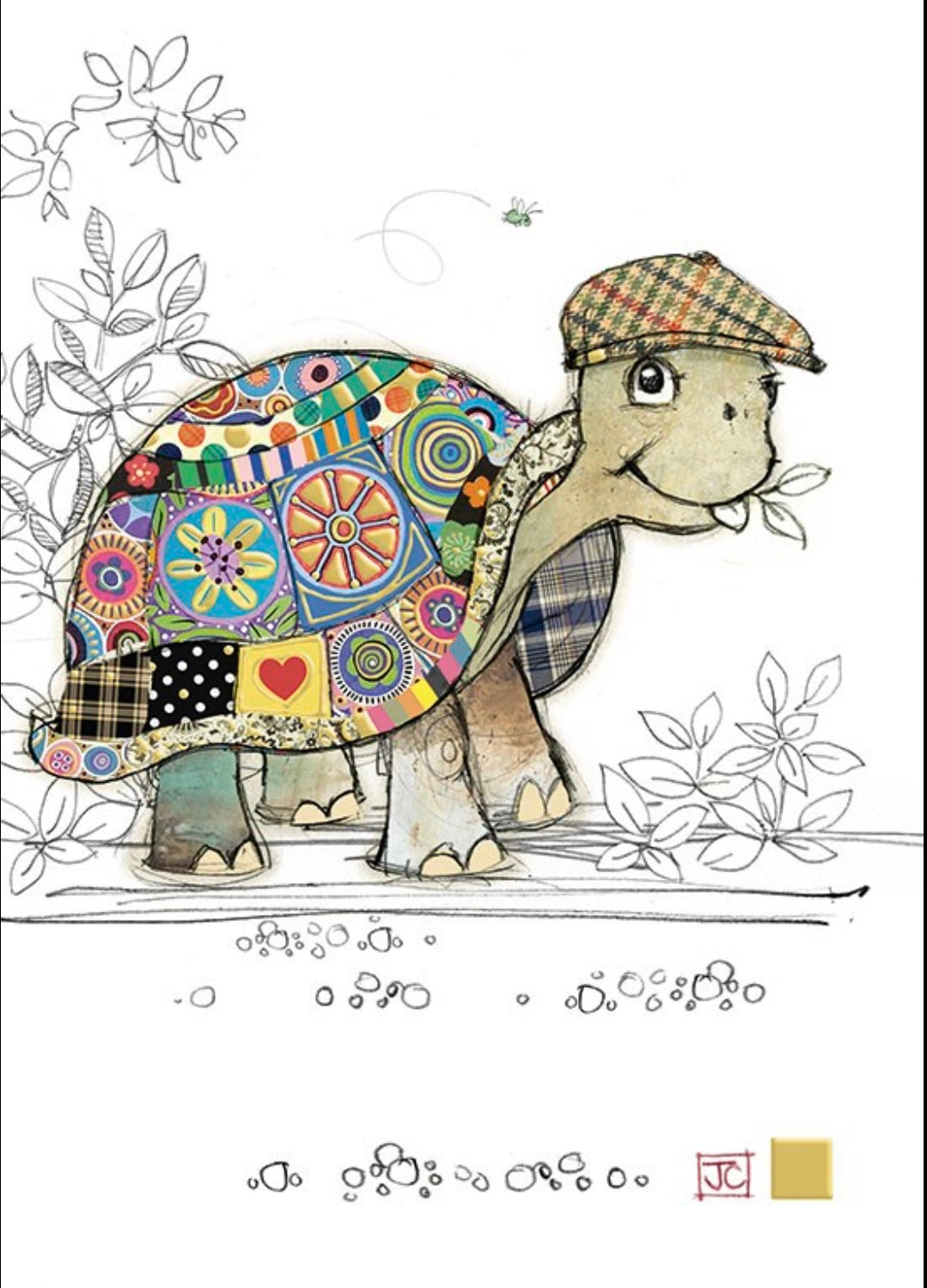 TOMMY TORTOISE BUG ART CARD