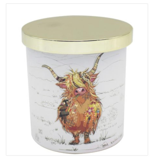 BUG ART HAMISH HIGHLAND COW CANDLE